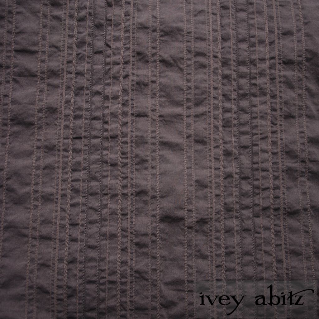 Feather Textured Striped Cotton for Ivey Abitz bespoke designs