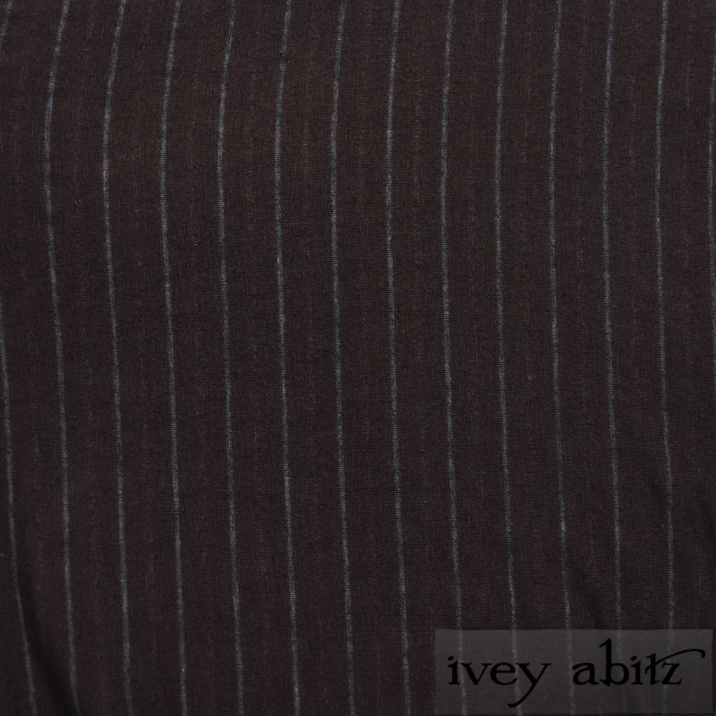 Plumseed Silky Striped Knit for bespoke Ivey Abitz designs