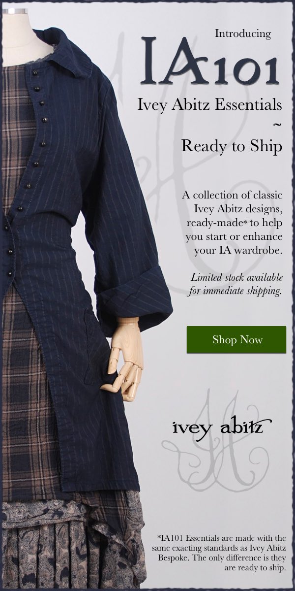 Introducing IA101 Essentials, a collection of ready-to-ship designs to jump start your Ivey Abitz wardrobe.