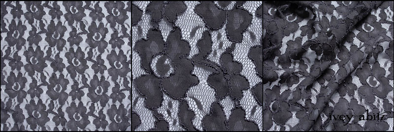 Grey Garden Embroidered French Lace