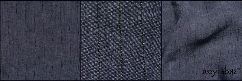 Grey Garden Washed Stripe Linen