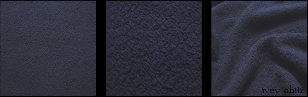 Horizon Blue Puckered Knit