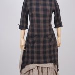 Dennison Dress in Lakeland Plaid Cotton Voile; Blanchefleur Frock in Natural Old World Linen