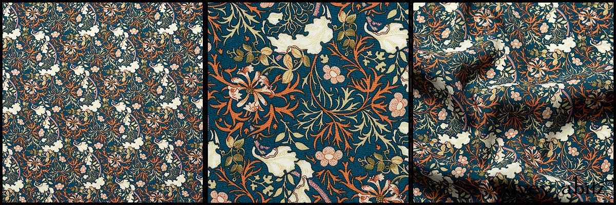 Independence Floral and Vine Weave - Collection 64