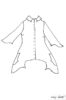 Chittister Shirt Jacket in Chimney Crinkled Striped Weave - Size M