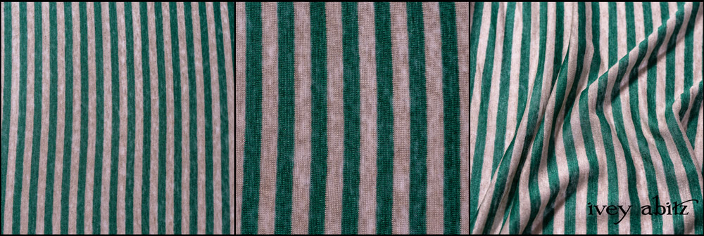 Kale Striped Linen Knit