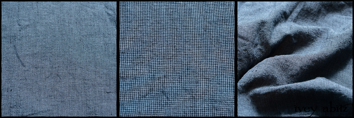 Lake Trail Washed Houndstooth Linen