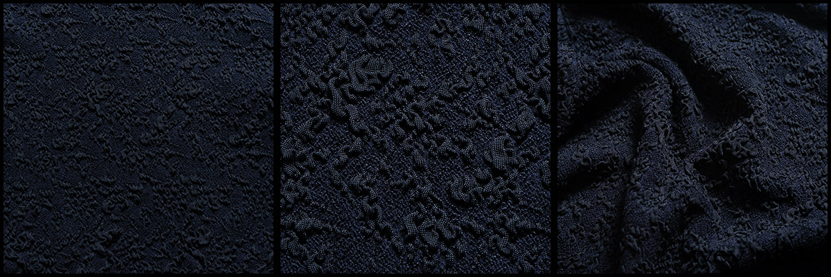 Midnight Train Puckered Floral Knit