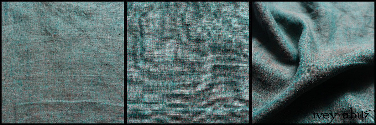 Motor Green Yarn Dyed Linen