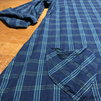 Dennison Dress in a lightweight plaid cotton voile.