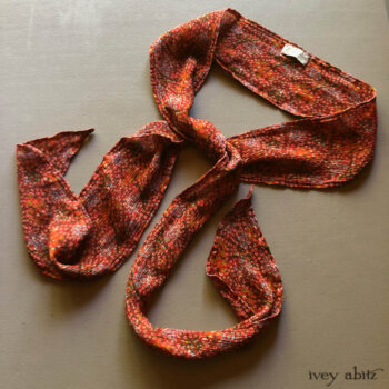 Clotaire Sash in a floral silk chiffon. Quintessential accessory for an Ivey Abitz wardrobe.