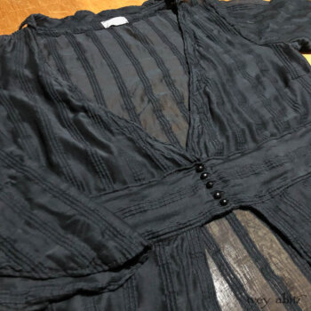 Bellingham Duster Coat in a corded silk voile.