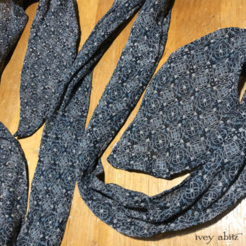 Blanchefleur Frock in a silk chiffon. An indispenable accessory in an Ivey Abitz wardrobe.