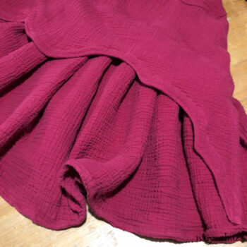 Heraldry Frock in a crinkled cotton gauze. Gorgeous flow and drape.