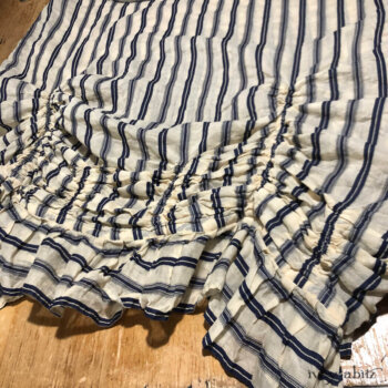 Cozette Skirt in a washed stripe silk.