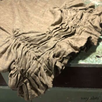 Clemmie Frock in a striking everyday wear herringbone linen.