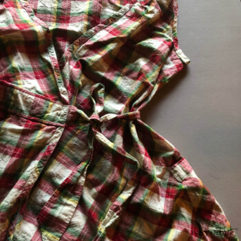 Chomley Frock in a playful plaid.