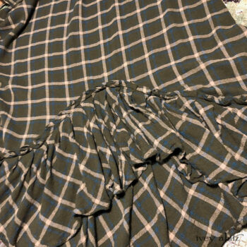 Fitz Frock in a sold out plaid weave.