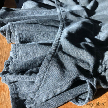 Blanchefleur Frock bottom hem detail in a soft cotton twill.