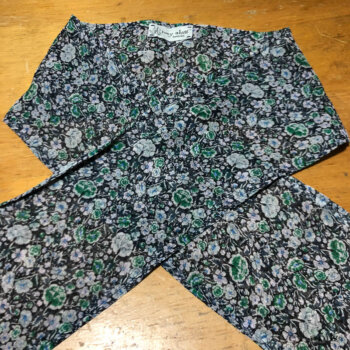 Clotaire Sash in a delightful floral silk chiffon.