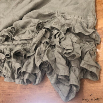 The Fennefleur Frock's fluttery bottom hem makes the heart skip a beat.