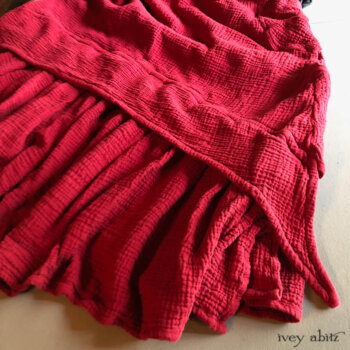 Blanchefleur Frock in a crinkled cotton gauze.