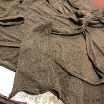 Back detailed view of the Fairholme Jacket in an everyday favourite knit.