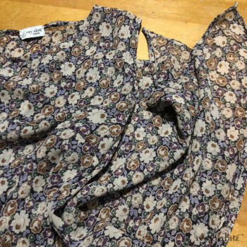 Nook Frock in an ethereal floral silk chiffon.