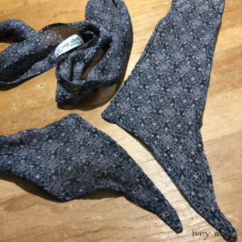 Vanetten Sash in an ethereal silk chiffon.