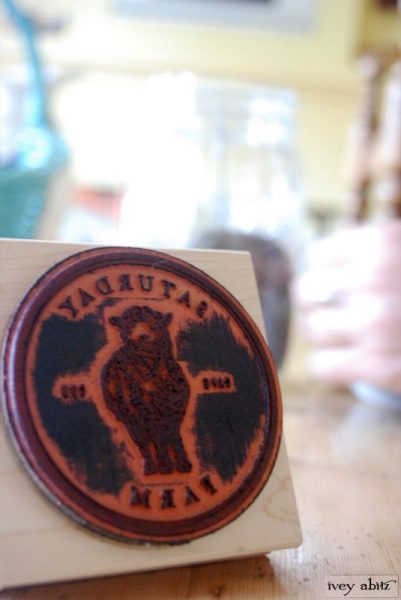 A Saturday Farm stamp.