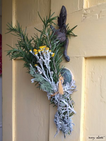 Front door at Saturday Farm.