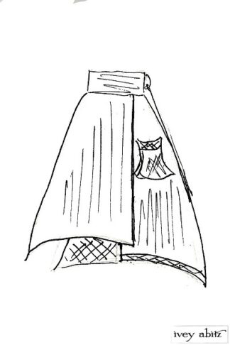 Highlands Skirt drawing by Ivey Abitz