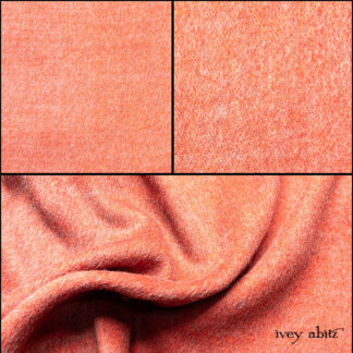Softest Red and Grey Cotton Cashmere Twill