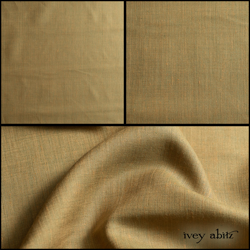Description: We have to declare, right here and now, that our yarn dyed weaves should not be missed. Every single one of them brings so much to a wardrobe. You will find yourself mixing and matching with them for years to come. Our Cape Sunrise Washed Linen gives you yellow, coral, and sea hues. It ticks all the boxes for pretty much everything that is fantastic. Then, our Coral and Seagrass Washed Linen gives you a visual hum of a musical chord. It takes the best and brightest hues of land and sea. When mixed together, it creates muted notes of stunning. Last, but certainly not least, is our Summer Land and Seagrass Washed Linen. It gives you a yellow without knocking you out with a shocking dose it. It gives you green with a warmth that makes you feel like you are wearing a ray of golden light. Because it is mixed with a neutral green, it can be enjoyed by those (and you know who you are) that adore yellow but are told they cannot wear it. You certainly can with this weave, especially as your base layer. All are equally special, which is why we present them together and suggest that they ALL be in your mixing and matching repertoire. Content: 100 percent linen, woven in Europe. All season weave. Care: Simply hand wash or put through machine delicate cycle in cold water with a plant based detergent. We suggest using a natural fabric softener to maintain the softness we have washed into it. Tumble dry on extra-low heat with our artisan wool dryer balls to keep the relaxed effect that is featured in the Look Book. You can easily change the drape and fit by spritzing the weave with water and reshaping the silk chiffon. It is very forgiving and wonderful.