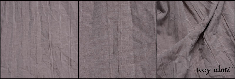 Taupe Rose Crinkled Weave