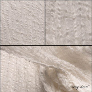 White Stripe Washed Cotton Gauze